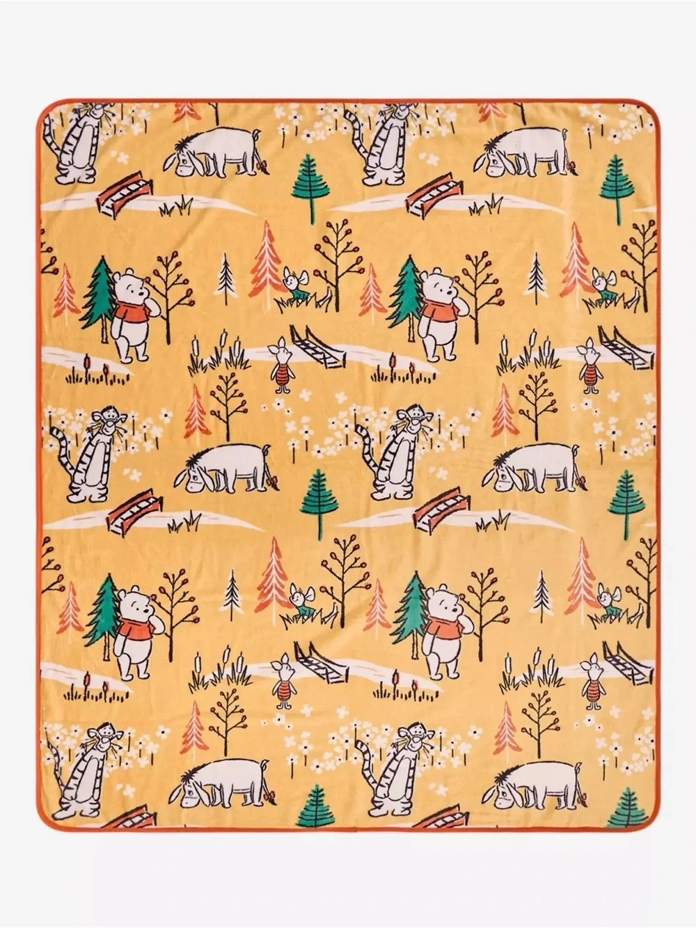 Disney Winnie the Pooh & Friends Plush Baby/Kids Blanket